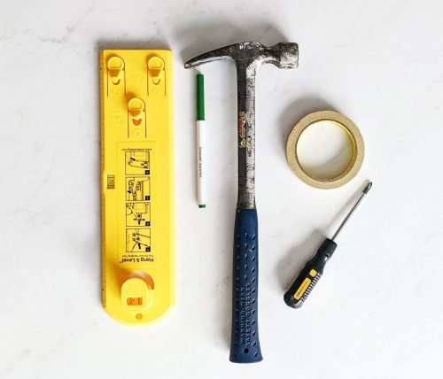 How to Hang a Gallery Wall: Gather Your Tools