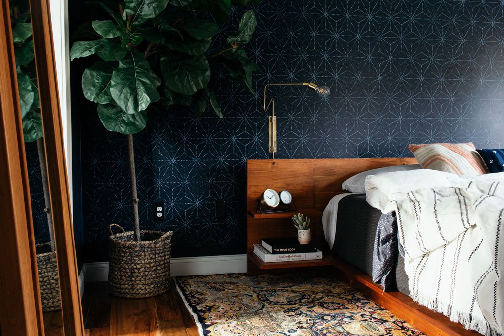 Should You Wallpaper All Walls In A Bedroom? Yes. And No... | Bloom in the  Black