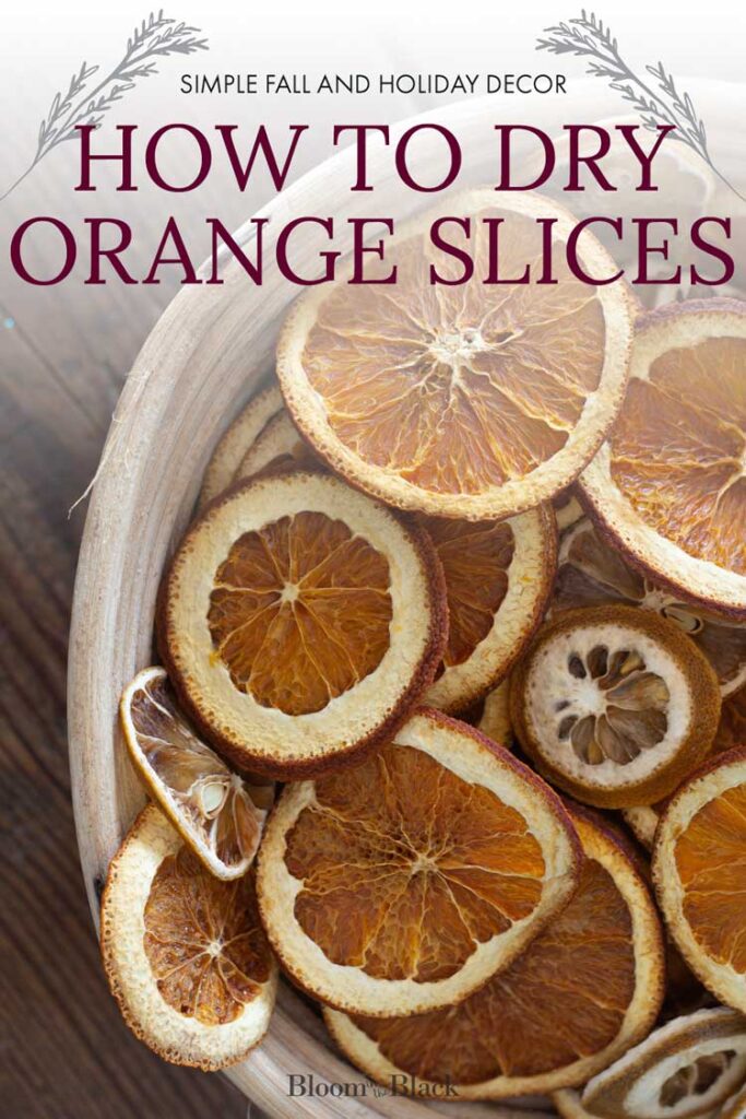 Learn how to make a big batch of dried orange slices to use for your seasonal decor. Dehydrated citrus slices can be used to decorate for fall, Thanksgiving, Christmas, and winter. Plus? It's super cheap and will make your home smell amazing. Follow this simple tutorials to make your own dried orange decor.