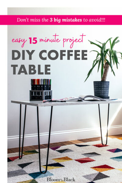 How to Make a DIY Hairpin Leg Table (and 3 Mistakes to Avoid) | Bloom ...
