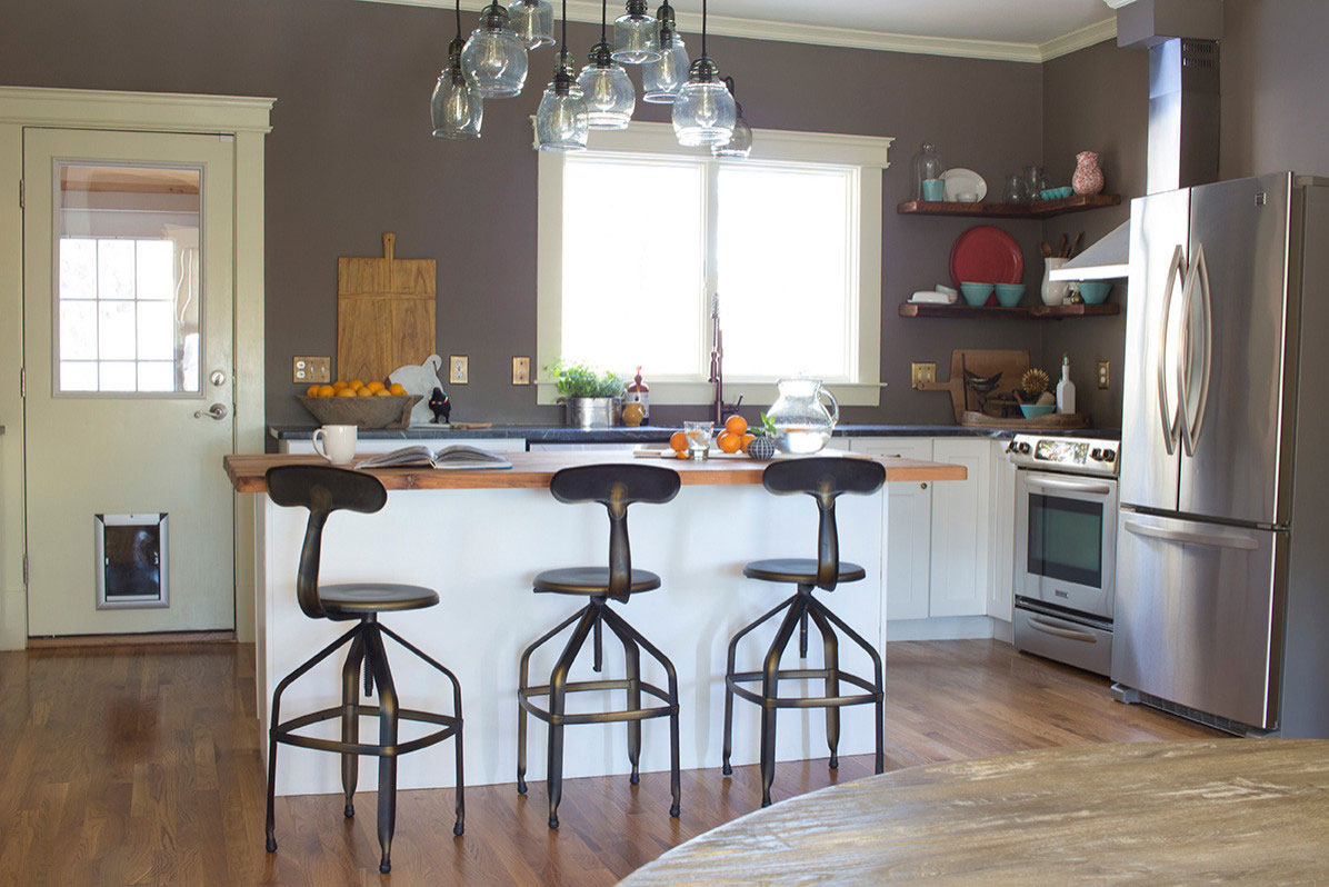 Which Way Should Island Seating Face? Bloom in the Black
