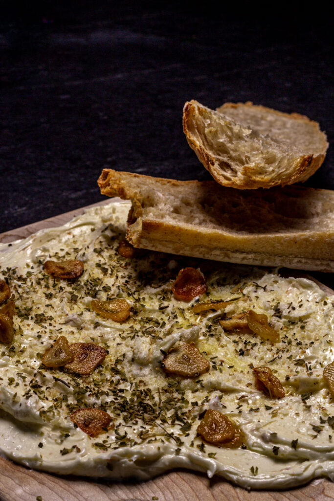 try this amaing butter board instead of your typical garlic bread for your next spaghetti night
