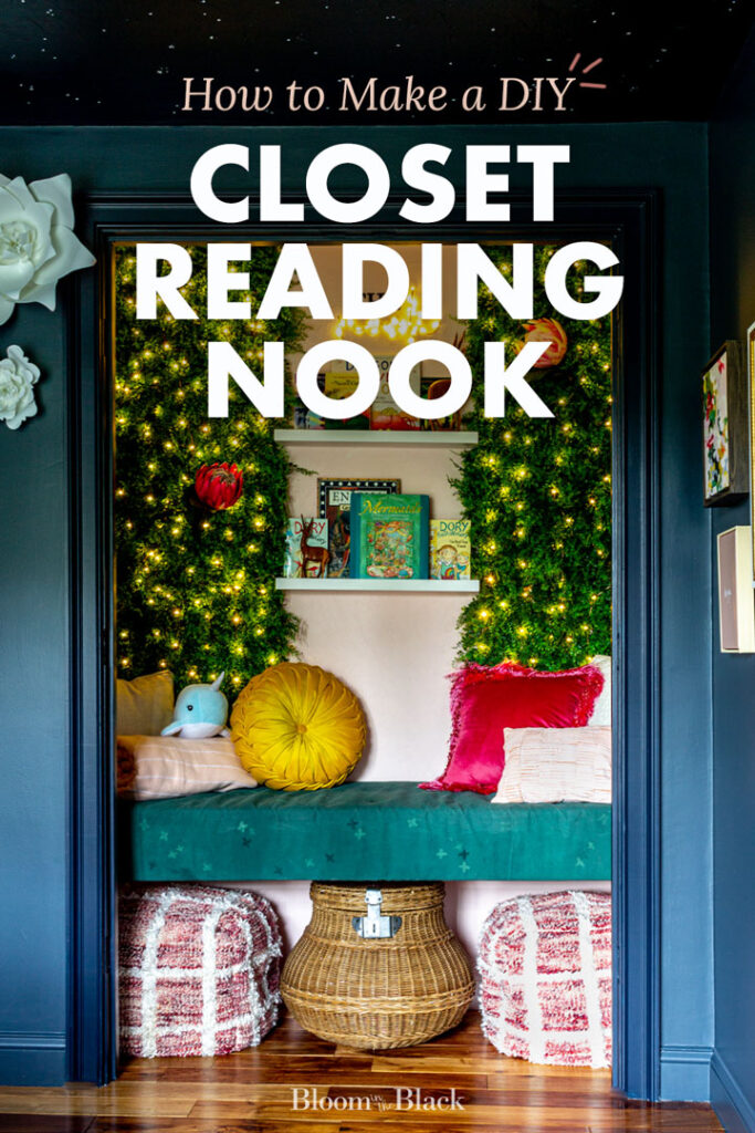 Create a cozy and functional reading nook in your kids's bedroom with this fun DIY project! Transform an unused closet into a charming book nook with just a few simple steps. This reading space idea is perfect for kids of all ages and is sure to inspire a love of reading in any child. 